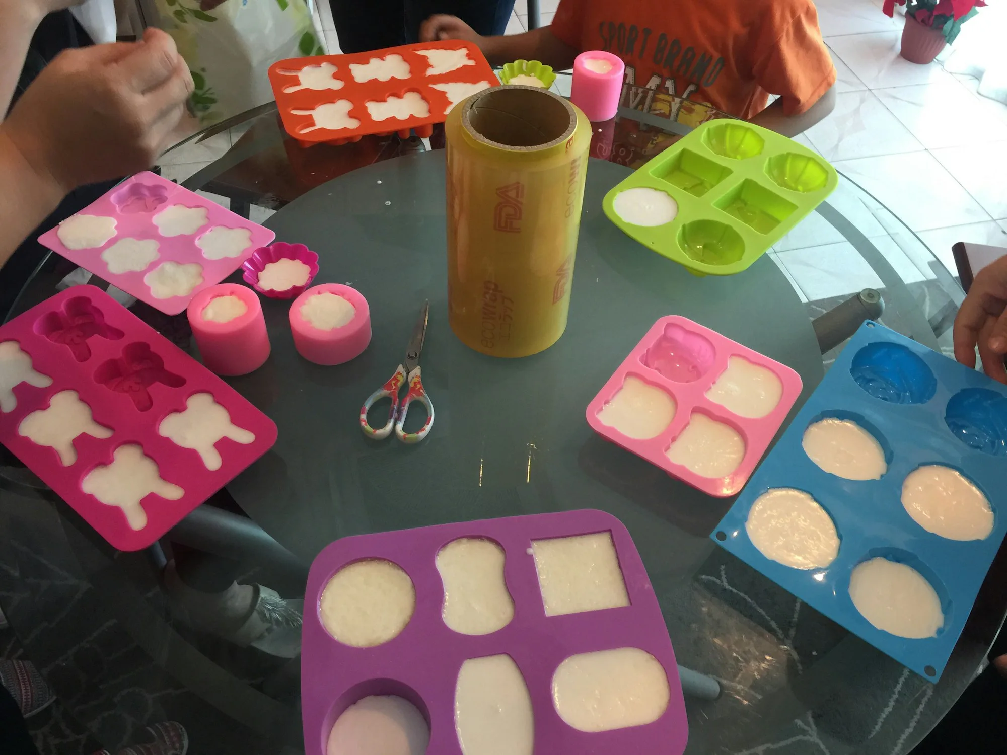 Making soap using essential oils